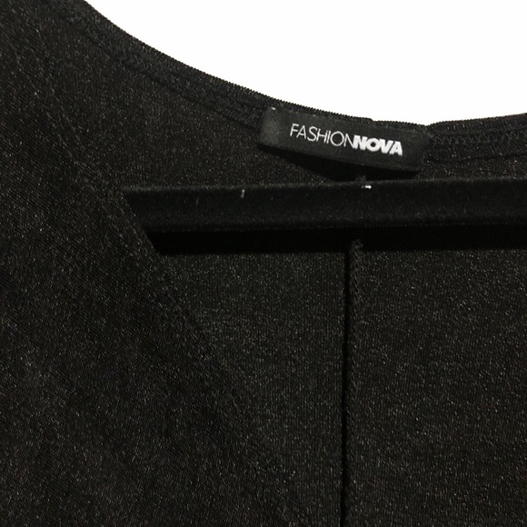 Fashion Nova Night Black Dress - Picture 2 of 6